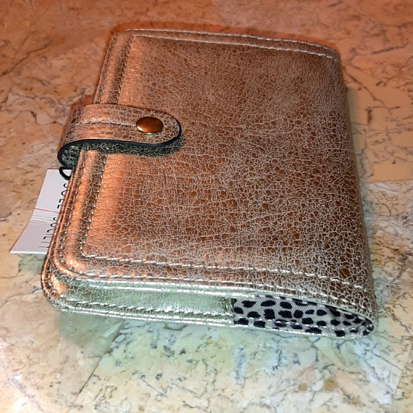 SOLE/SOCIETY METALLIC GOLD PASSPORT HOLDER - Picture 7 of 8
